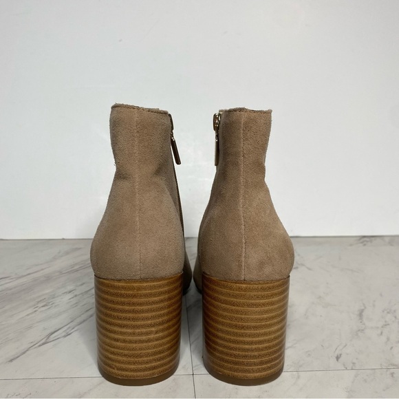 New! Blondo Tasel Tan Suede Pointy Toe Bootie 7M - Picture 3 of 14